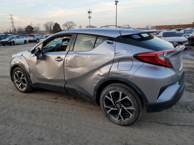 JTNKHMBX3K1060608 - 2019 TOYOTA C-HR XLE SILVER photo 2