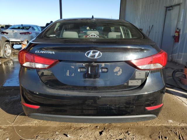 KMHDH4AE8EU043010 - 2014 HYUNDAI ELANTRA SE BLACK photo 6