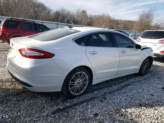 3FA6P0HD1ER298200 - 2014 FORD FUSION SE WHITE photo 3