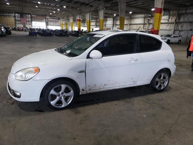 KMHCN36C27U012411 - 2007 HYUNDAI ACCENT SE WHITE photo 1