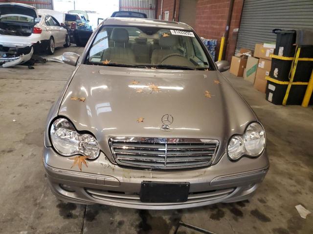 WDBRF54H87F901190 - 2007 MERCEDES-BENZ C 280 GRAY photo 5