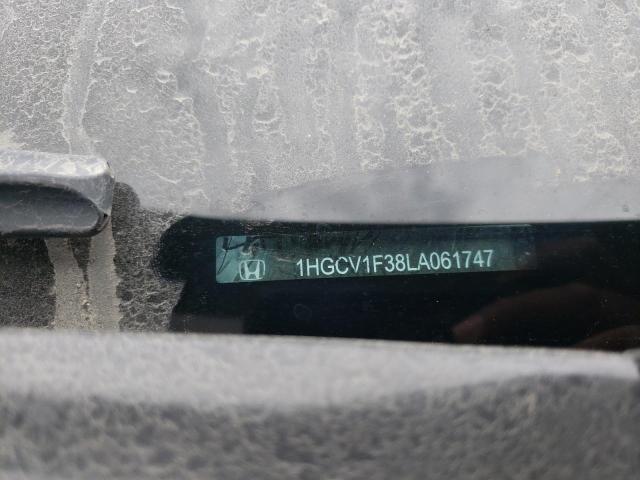 1HGCV1F38LA061747 - 2020 HONDA ACCORD SPORT WHITE photo 12