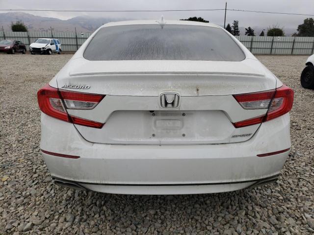 1HGCV1F38LA061747 - 2020 HONDA ACCORD SPORT WHITE photo 6
