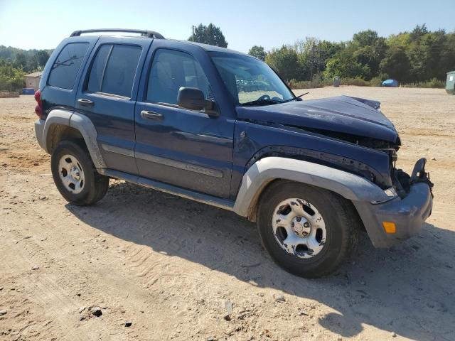 1J4GK48K87W605245 - 2007 JEEP LIBERTY SPORT ლურჯი ფოტო 4