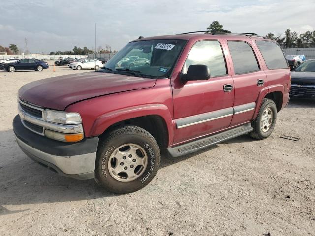 1GNEC13Z04R128356 - 2004 CHEVROLET TAHOE C1500 MAROON photo 1