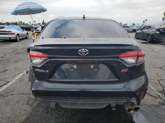 JTDM4RCE7LJ047266 - 2020 TOYOTA COROLLA SE შავი ფოტო 6