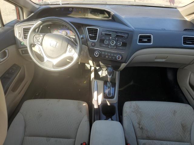 19XFB2F5XFE284384 - 2015 HONDA CIVIC LX BURGUNDY photo 8