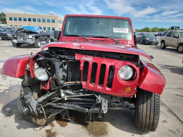 1C4HJWEG7CL237208 - 2012 JEEP WRANGLER U SAHARA BURGUNDY photo 5