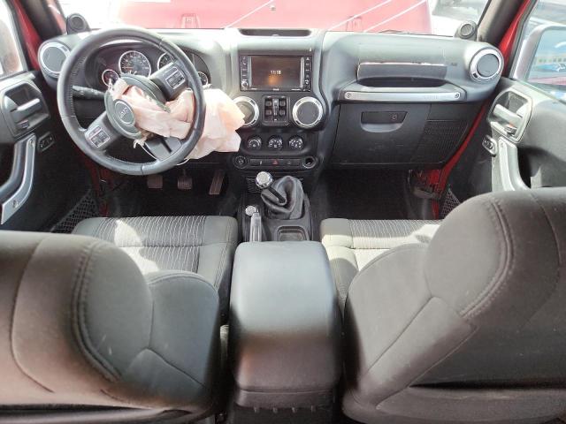 1C4HJWEG7CL237208 - 2012 JEEP WRANGLER U SAHARA BURGUNDY photo 8