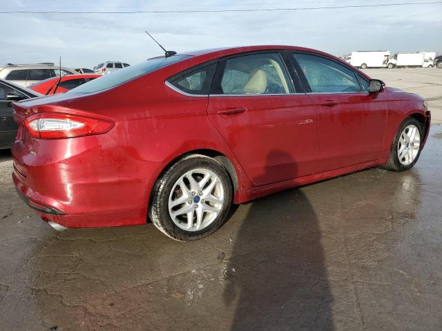 3FA6P0H70GR130206 - 2016 FORD FUSION SE RED photo 3