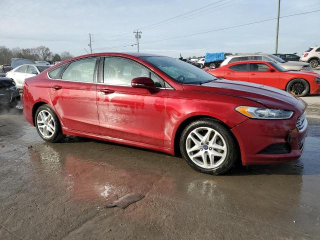 3FA6P0H70GR130206 - 2016 FORD FUSION SE RED photo 4