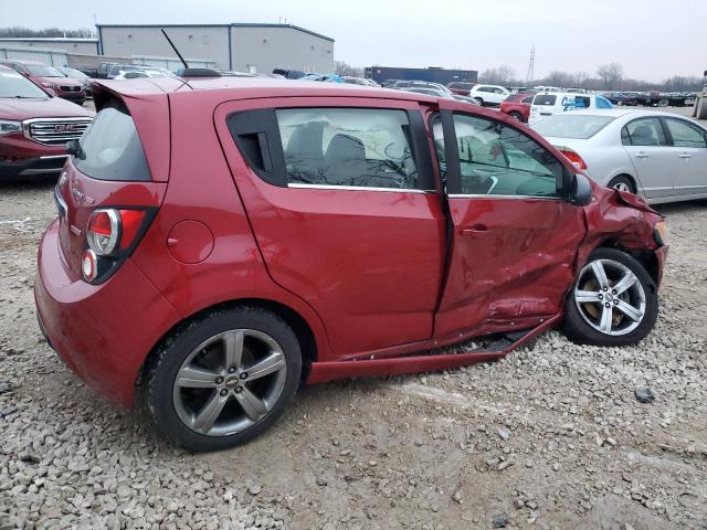 1G1JG6SB1F4217505 - 2015 CHEVROLET SONIC RS RED photo 3