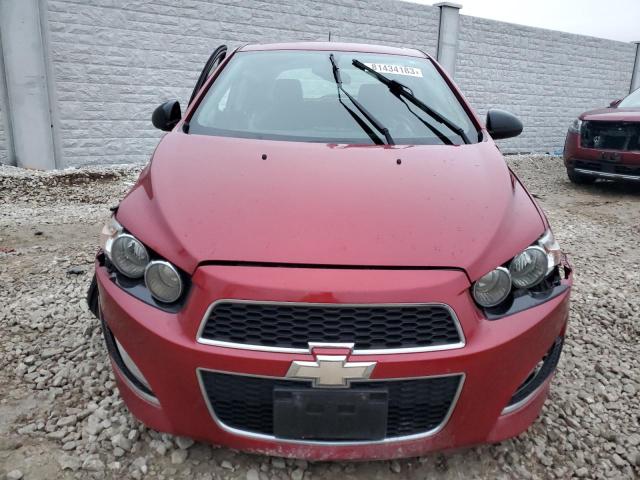 1G1JG6SB1F4217505 - 2015 CHEVROLET SONIC RS RED photo 5