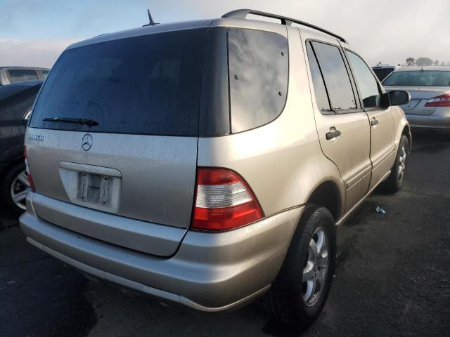 4JGAB57E44A471142 - 2004 MERCEDES-BENZ ML 350 TAN photo 3