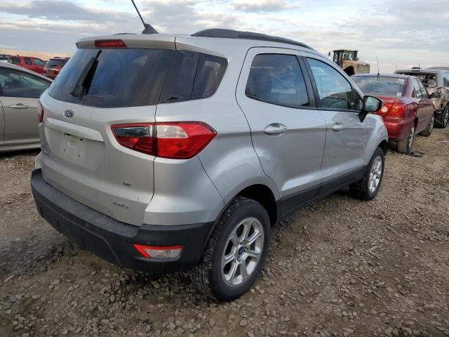 MAJ6S3GL4LC314717 - 2020 FORD ECOSPORT SE SILVER photo 3