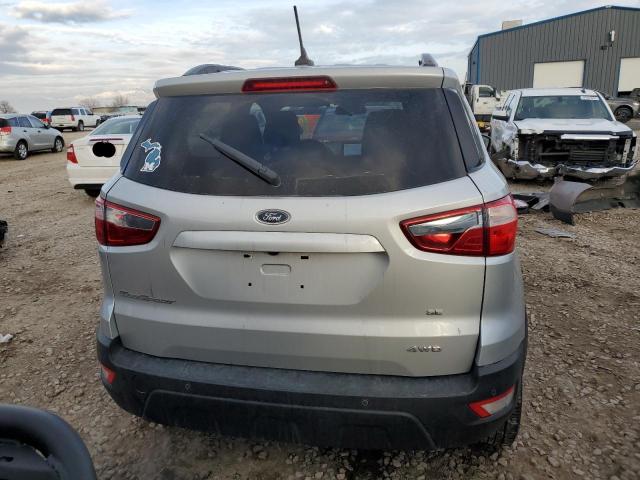 MAJ6S3GL4LC314717 - 2020 FORD ECOSPORT SE SILVER photo 6