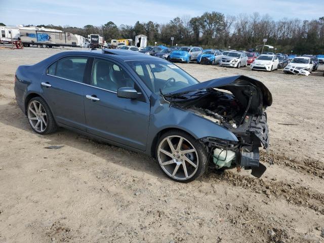 3FAHP0JA0CR300900 - 2012 FORD FUSION SEL TEAL photo 4