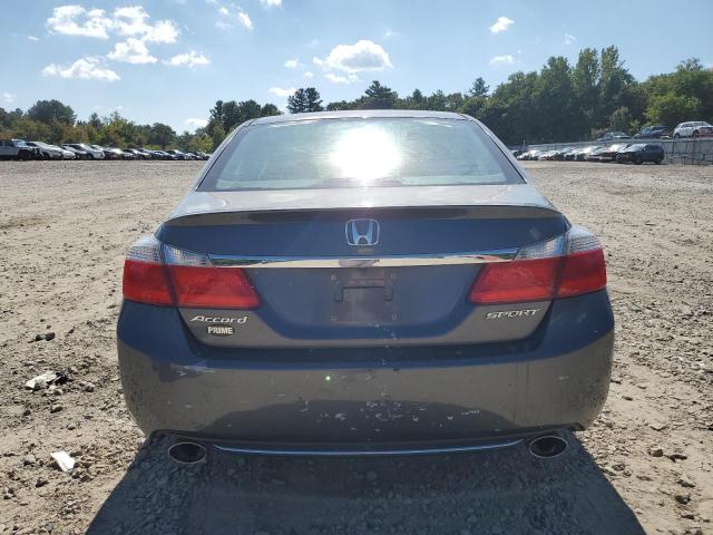 1HGCR2F53DA016258 - 2013 HONDA ACCORD SPORT GRAY photo 6