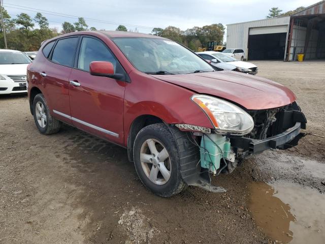 JN8AS5MV4DW618575 - 2013 NISSAN ROGUE S RED photo 4