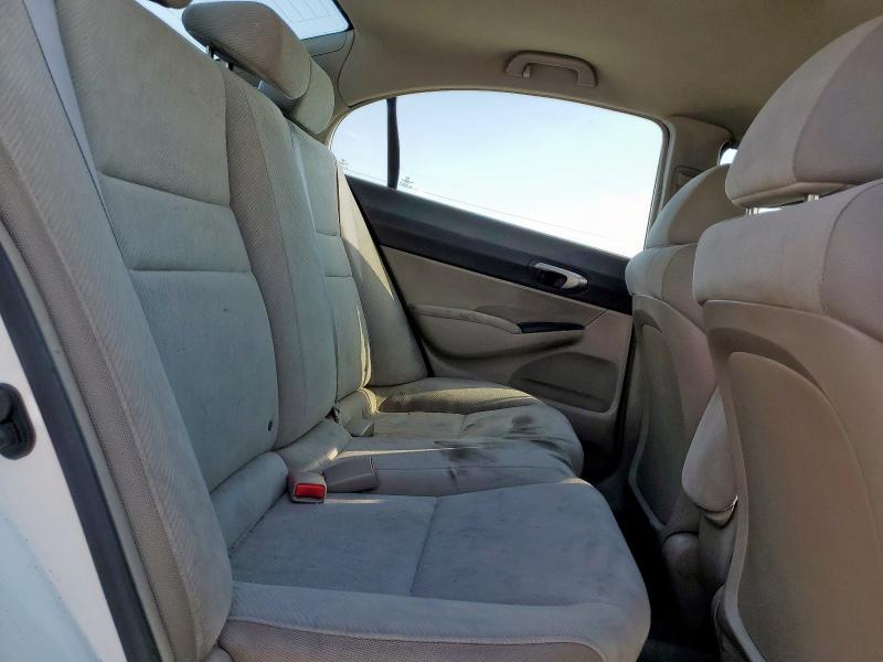 2HGFA1F56AH588517 - 2010 HONDA CIVIC LX WHITE photo 10