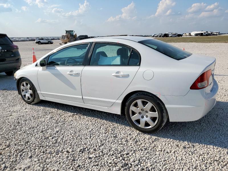 2HGFA1F56AH588517 - 2010 HONDA CIVIC LX WHITE photo 2