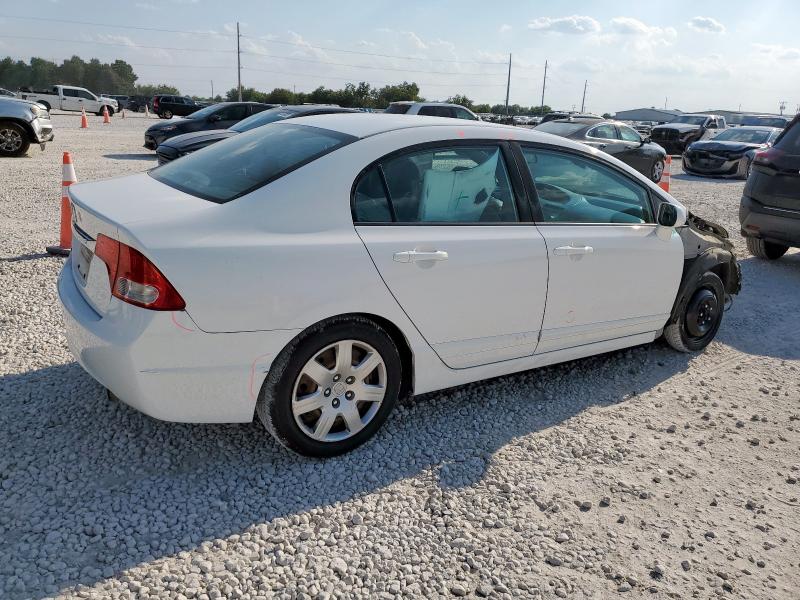 2HGFA1F56AH588517 - 2010 HONDA CIVIC LX WHITE photo 3