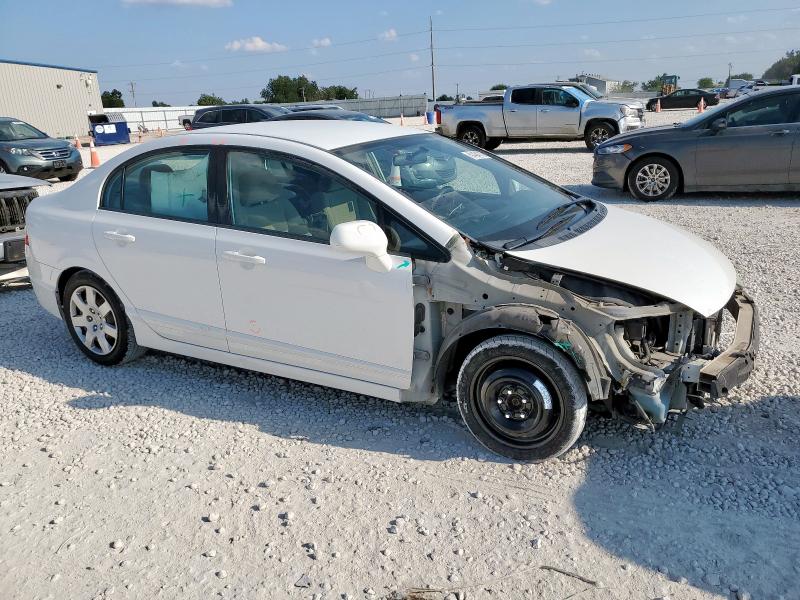2HGFA1F56AH588517 - 2010 HONDA CIVIC LX WHITE photo 4