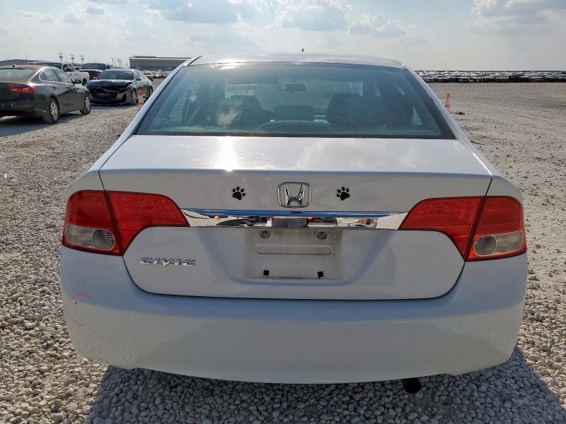 2HGFA1F56AH588517 - 2010 HONDA CIVIC LX WHITE photo 6