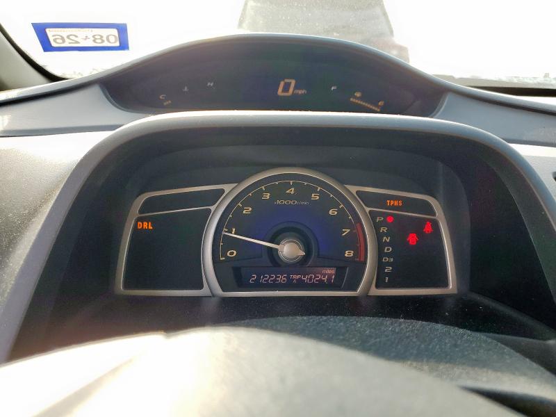 2HGFA1F56AH588517 - 2010 HONDA CIVIC LX WHITE photo 9