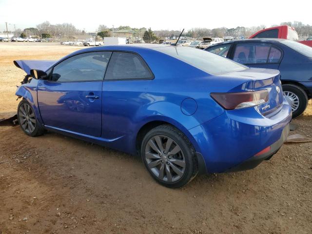 KNAFW6A32C5622172 - 2012 KIA FORTE SX BLUE photo 2