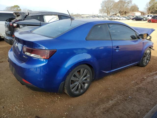 KNAFW6A32C5622172 - 2012 KIA FORTE SX BLUE photo 3