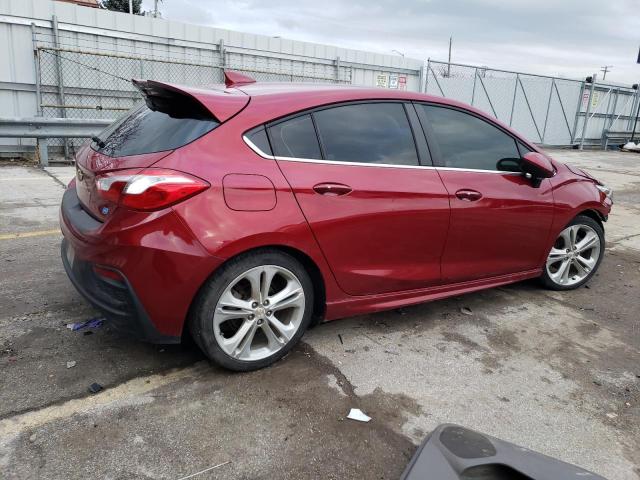 3G1BG6SE0JS524607 - 2018 CHEVROLET CRUZE LT RED photo 3