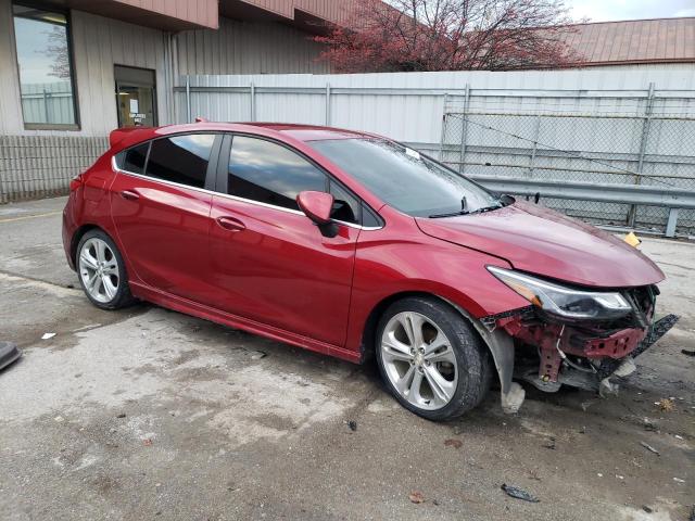 3G1BG6SE0JS524607 - 2018 CHEVROLET CRUZE LT RED photo 4