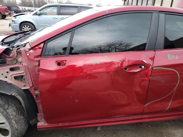 3G1BG6SE0JS524607 - 2018 CHEVROLET CRUZE LT RED photo 7