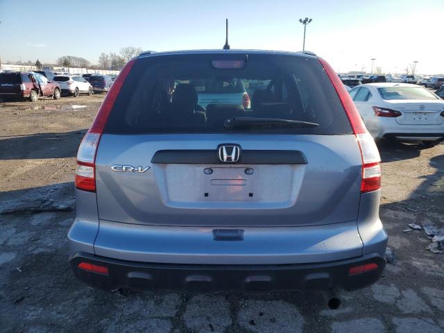 3CZRE38358G701367 - 2008 HONDA CR-V LX BLUE photo 6