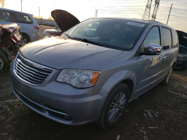 2C4RC1CG9DR665181 - 2013 CHRYSLER TOWN AND C TOURING L SILVER photo 1