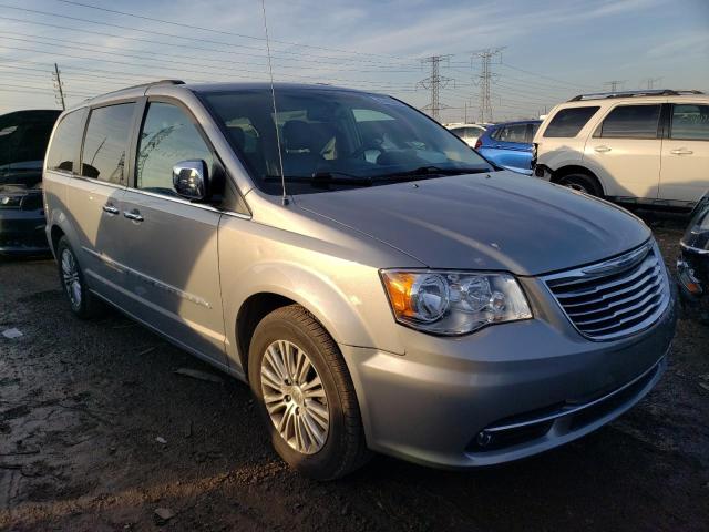 2C4RC1CG9DR665181 - 2013 CHRYSLER TOWN AND C TOURING L SILVER photo 4