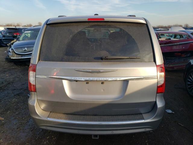 2C4RC1CG9DR665181 - 2013 CHRYSLER TOWN AND C TOURING L SILVER photo 6