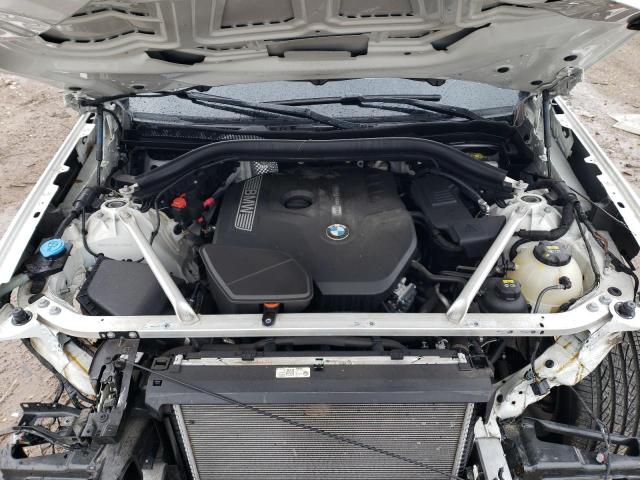5UXTR9C50KLE21136 - 2019 BMW X3 XDRIVE30I WHITE photo 11