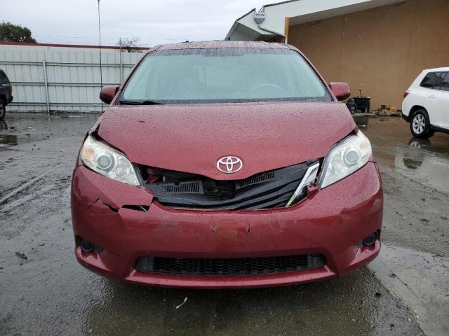 5TDKK3DC0BS126870 - 2011 TOYOTA SIENNA LE BURGUNDY photo 5