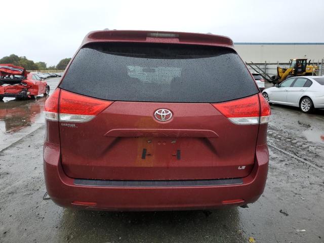 5TDKK3DC0BS126870 - 2011 TOYOTA SIENNA LE BURGUNDY photo 6