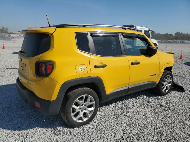 ZACCJBAB9JPJ51577 - 2018 JEEP RENEGADE SPORT YELLOW photo 3