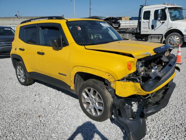 ZACCJBAB9JPJ51577 - 2018 JEEP RENEGADE SPORT YELLOW photo 4