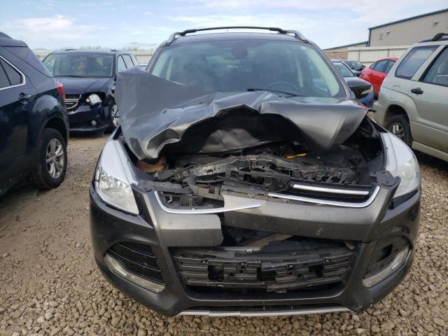 1FMCU9J93FUA62508 - 2015 FORD ESCAPE TITANIUM GRAY photo 5