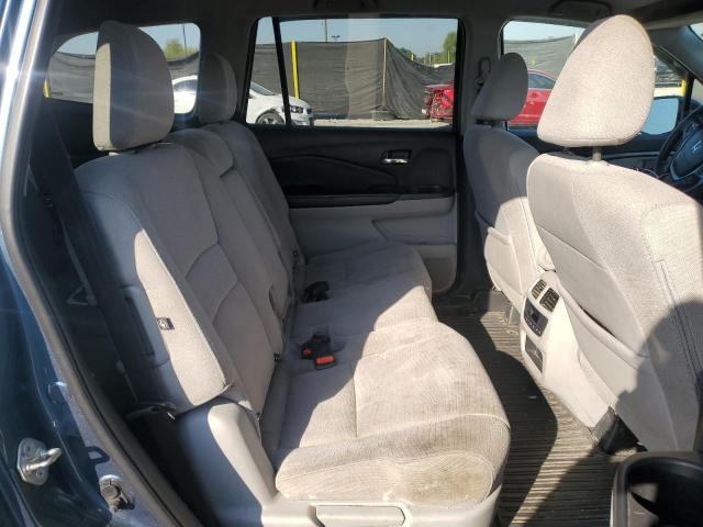 5FNYF6H40HB035744 - 2017 HONDA PILOT EX BLUE photo 11