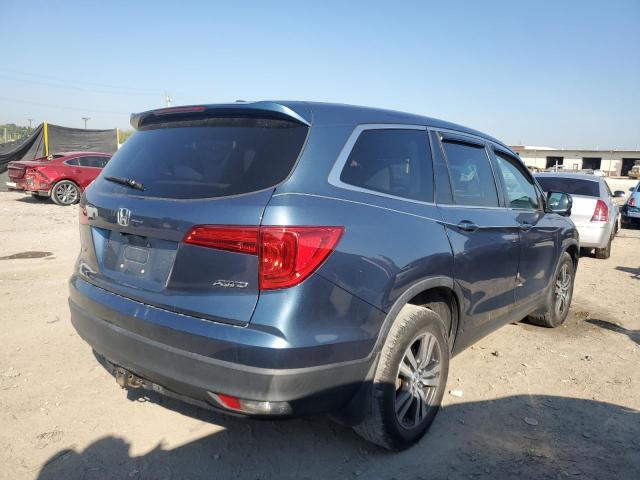 5FNYF6H40HB035744 - 2017 HONDA PILOT EX BLUE photo 3