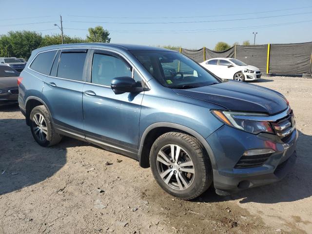 5FNYF6H40HB035744 - 2017 HONDA PILOT EX BLUE photo 4