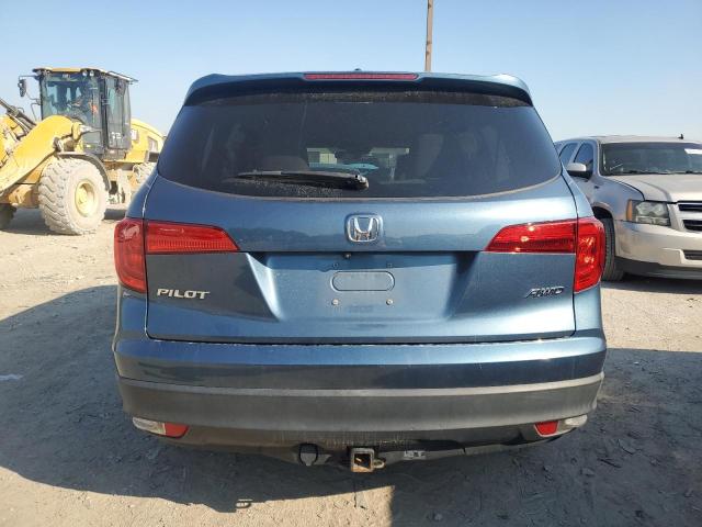 5FNYF6H40HB035744 - 2017 HONDA PILOT EX BLUE photo 6