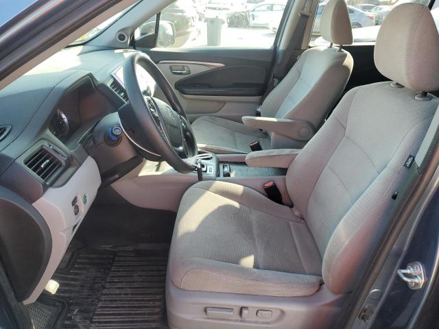 5FNYF6H40HB035744 - 2017 HONDA PILOT EX BLUE photo 7