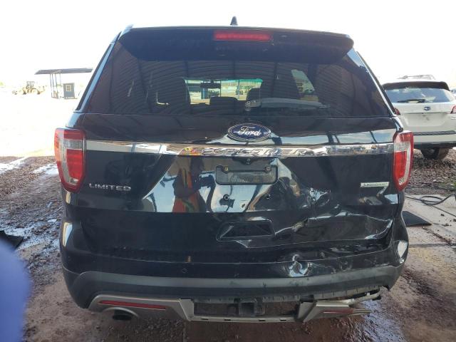 1FM5K7FH9HGA23085 - 2017 FORD EXPLORER LIMITED Negro foto 6